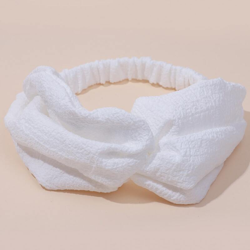 

Solid Hair Band, White