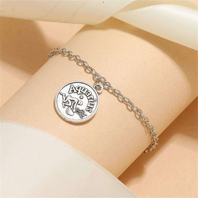 

Constellation Charm Chain Bracelet, Silver