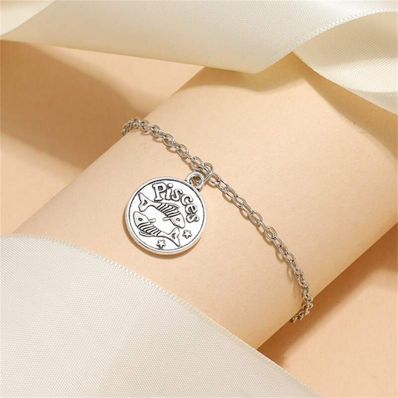 

Constellation Charm Chain Bracelet, Silver