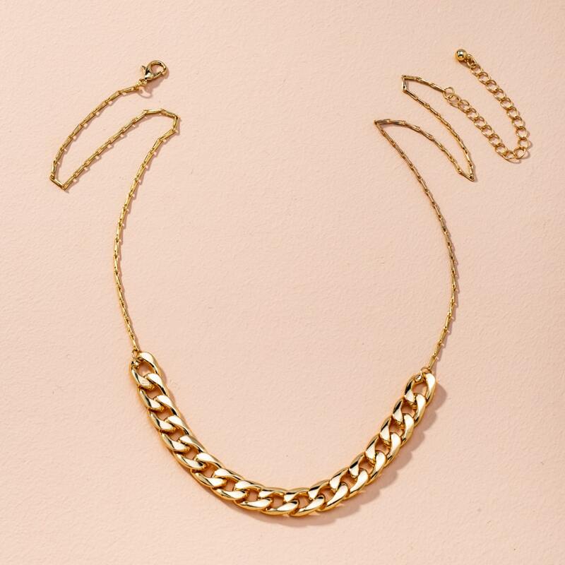

Minimalist Chain Necklace, Gold