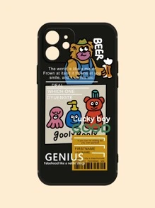 Cartoon Graphic Phone Case Compatible With iPhone15/15Plus/15Pro/15Promax - Multicolor - View 2