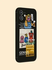 Cartoon Graphic Phone Case Compatible With iPhone15/15Plus/15Pro/15Promax - Multicolor - View 3