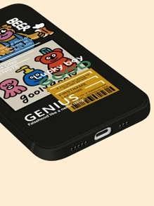 Cartoon Graphic Phone Case Compatible With iPhone15/15Plus/15Pro/15Promax - Multicolor - View 4