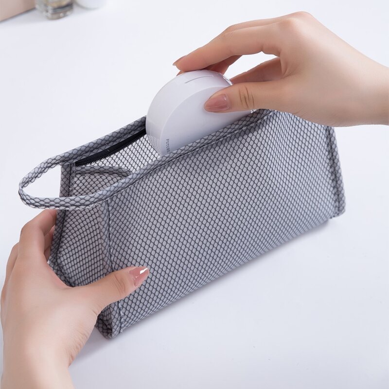 

Mesh Makeup Bag, Black