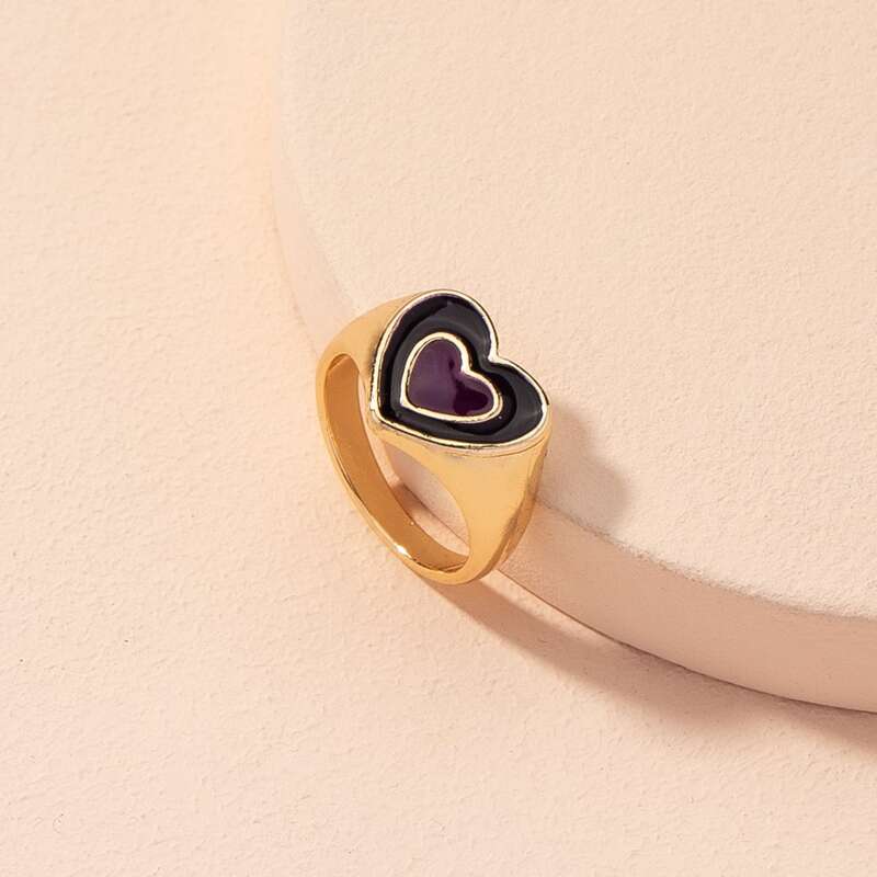 

Heart Decor Ring, Gold