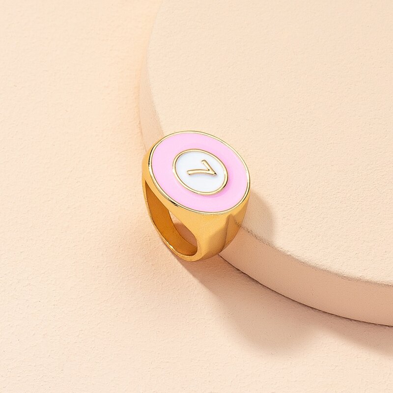 

Digital Graphic Ring, Gold