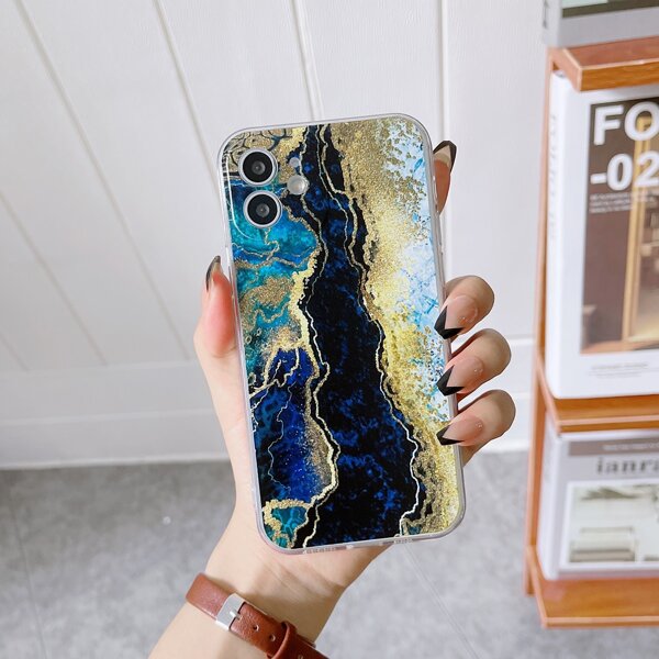 

Marble Pattern Phone Case, Multicolor