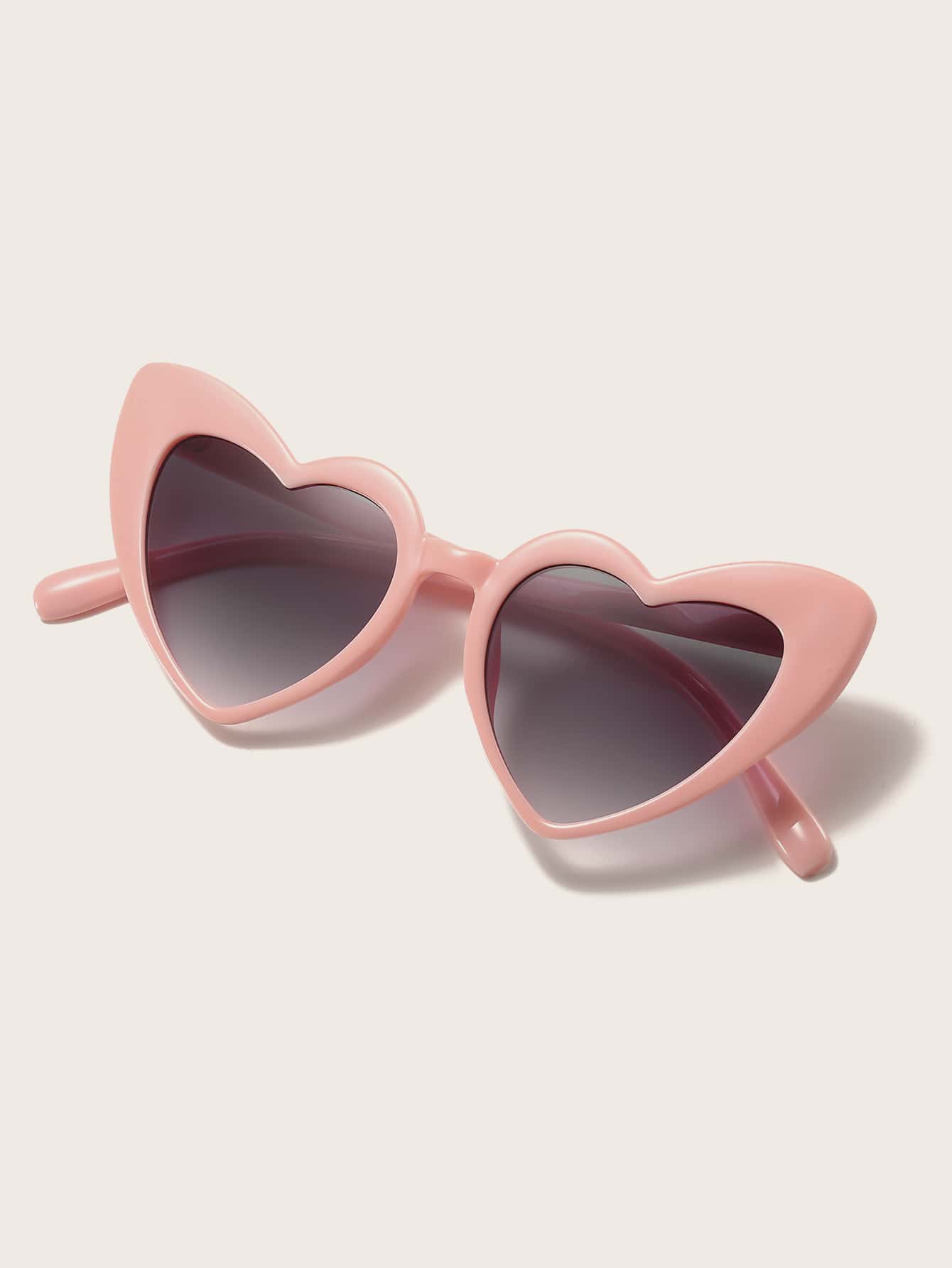 Heart Design Fashion Glasses For Daily Wear And Vacation - Grey - View 1