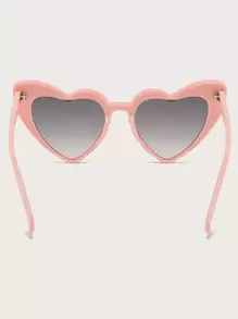 Heart Design Fashion Glasses For Daily Wear And Vacation - Grey - View 2
