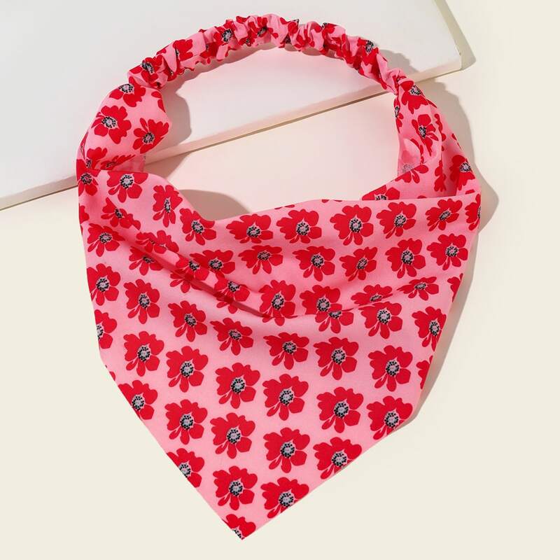

Floral Print Hair Band, Multicolor