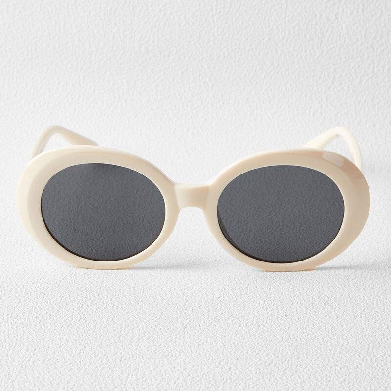 

OVAL FRAME POLARIZED SUNGLASSES