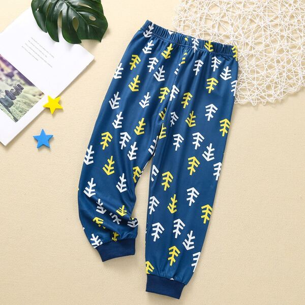 

Toddler Girls Allover Print Sweatpants, Navy blue