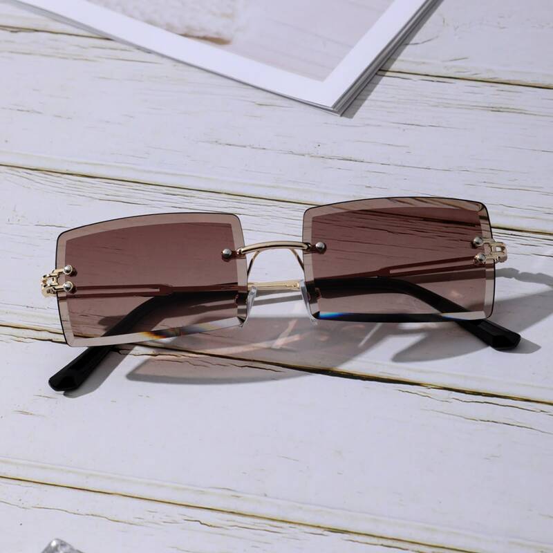 

Rimless Tinted Lens Sunglasses