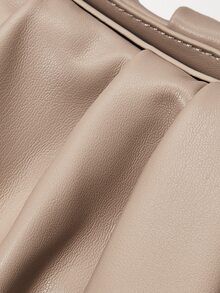 MOTF PREMIUM MINIMALIST RUCHED BAG - Beige - View 6