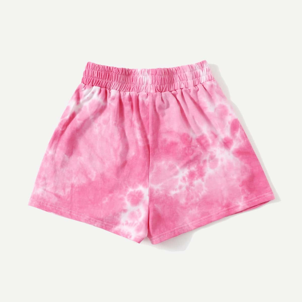 

Letter Skull Graphic Tie Dye Tee, Pink