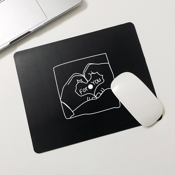 

Graphic Mouse Pad, Black and white