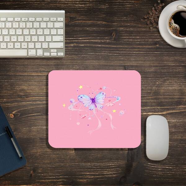 

Butterfly Mouse Pad, Pink