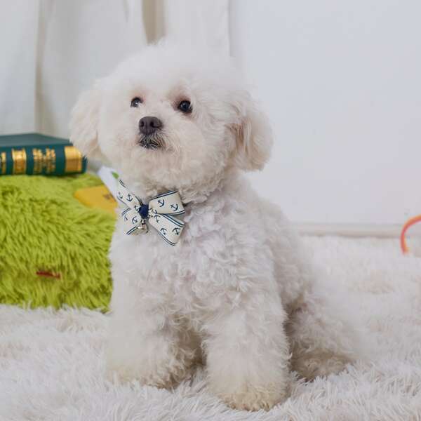 

Anchor Print Pet Bow, Multicolor