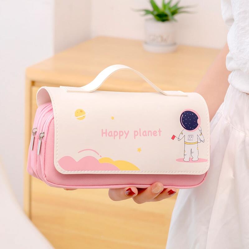 

Astronaut Print Pencil Bag, Multicolor