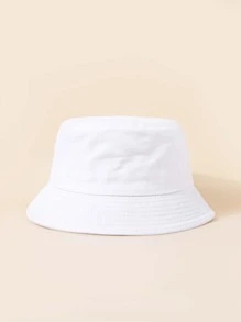 Stylish Unisex Bucket Hat: Breathable, Lightweight, & Sun-Protective In Candy Colors - Durable & VersatileMen's Sun Hat Summer Hat, Suitable For Summer Outdoor Activities Such As Hiking And Fishing - White - View 3