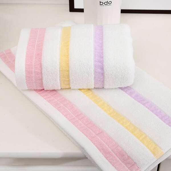 

1pc Striped Face Towel, Multicolor