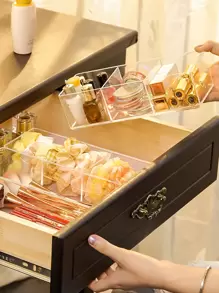 1入組透明化妝品收納袋 - 無色 - 查看 1