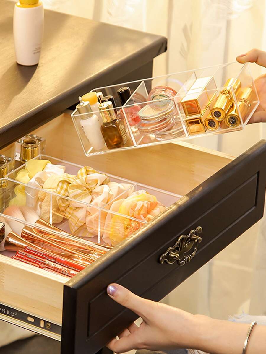 1入組透明化妝品收納袋 - 無色 - 查看 1