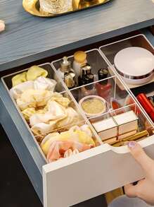 1入組透明化妝品收納袋 - 無色 - 查看 4