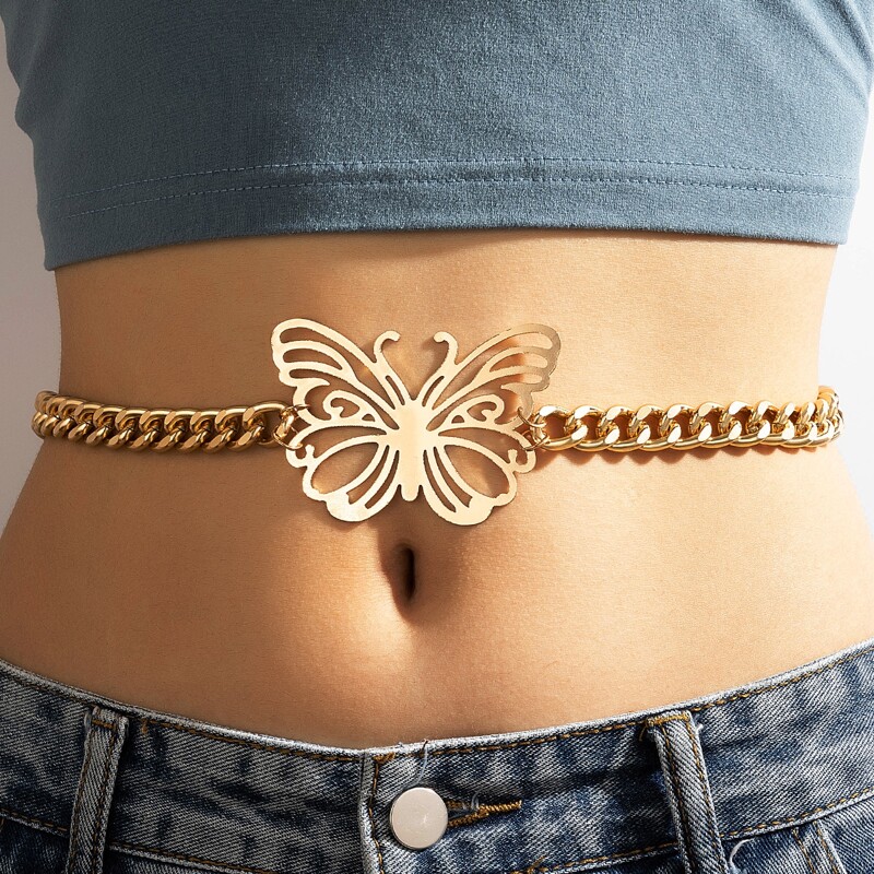 

Butterfly Waist Chain, Gold