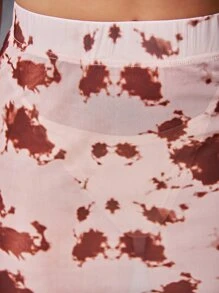 SHEIN Unity 紮染包臀半身裙 - 彩色 - 查看 5