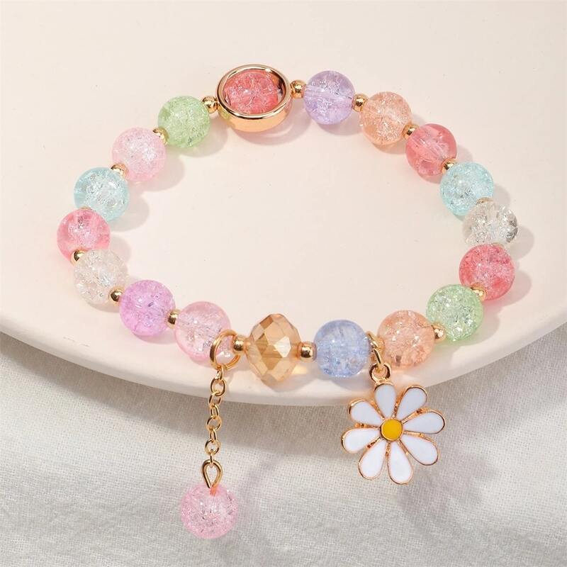 

Floral Charm Beaded Bracelet, Multicolor