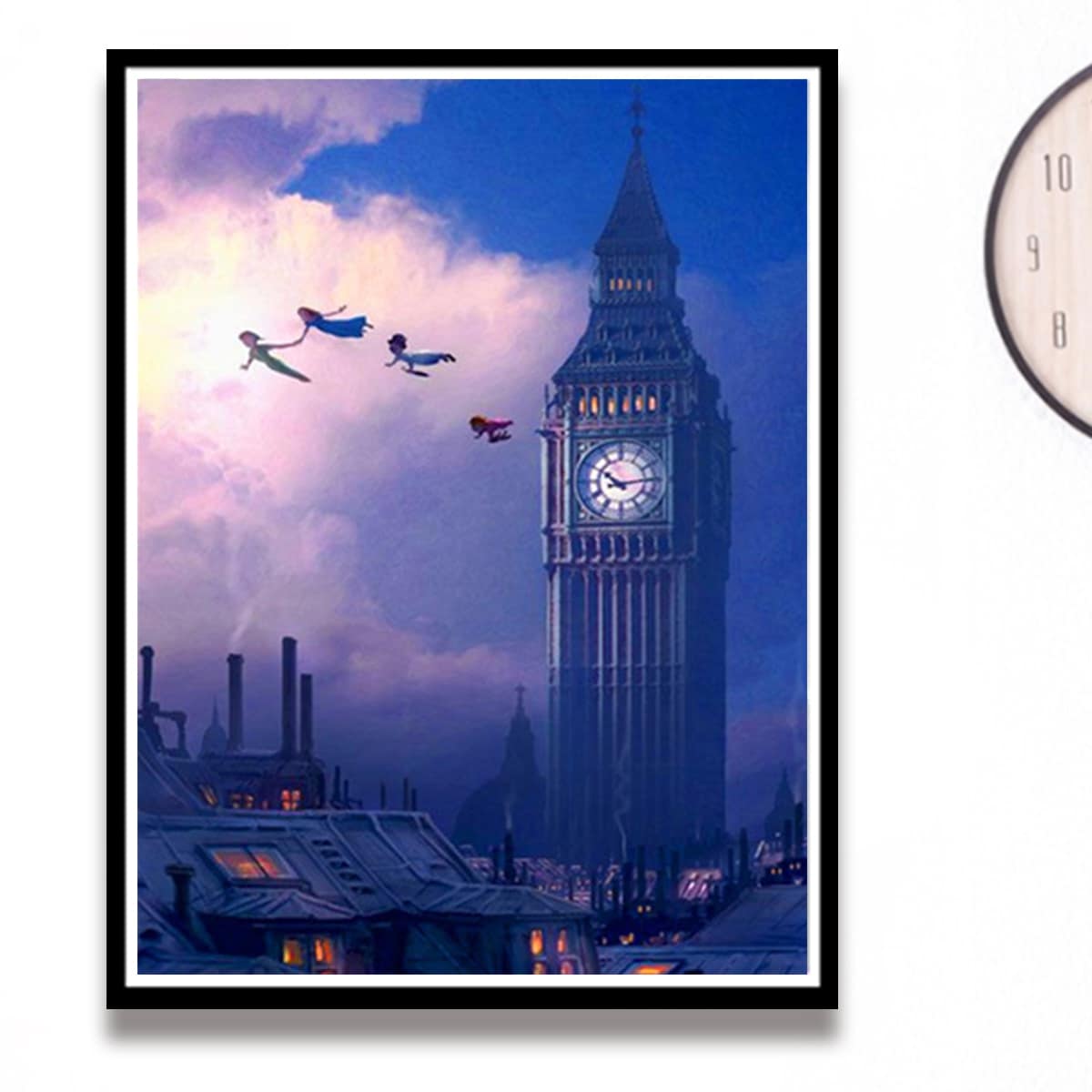 

Building Pattern Diamond Painting Without Frame, Multicolor