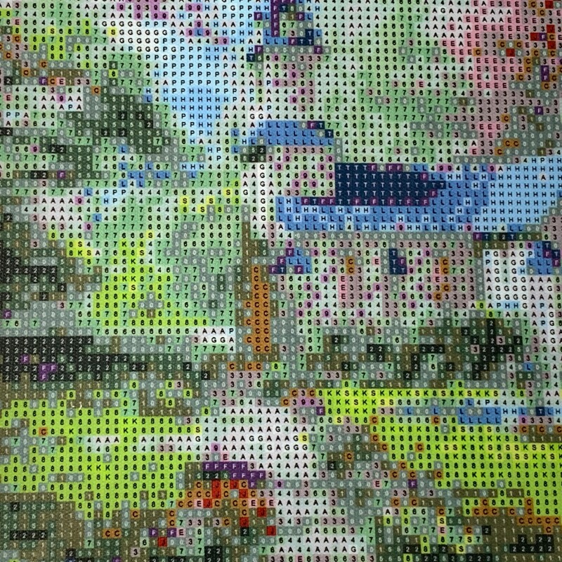 

House Pattern Diamond Painting Without Frame, Multicolor