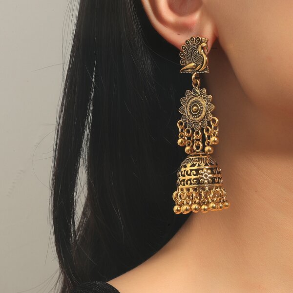 

Серьги-подвески Jhumka, Золотистый