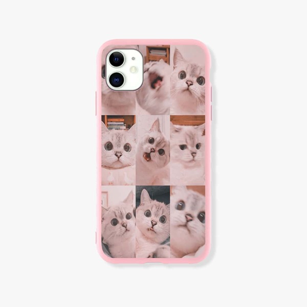 

Cat Pattern Phone Case, Multicolor