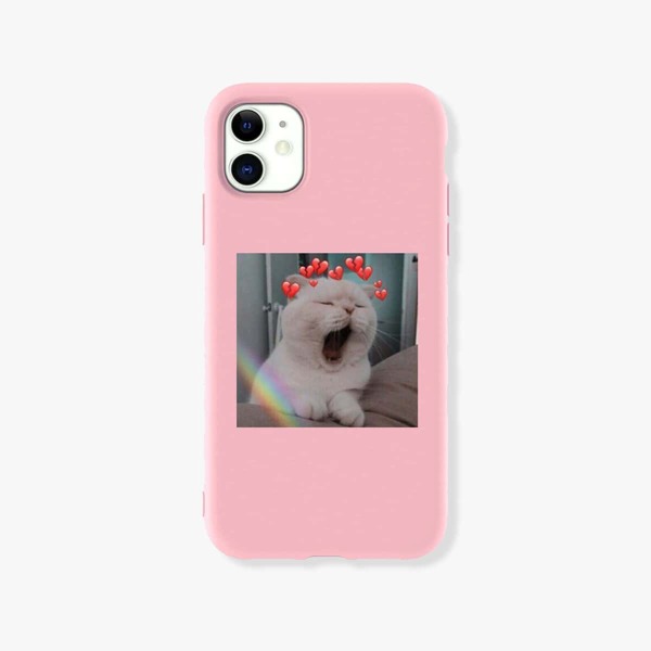 

Cat Pattern Phone Case, Multicolor