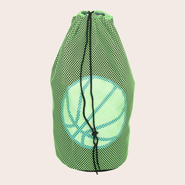

Basketball Pattern Backpack, Green