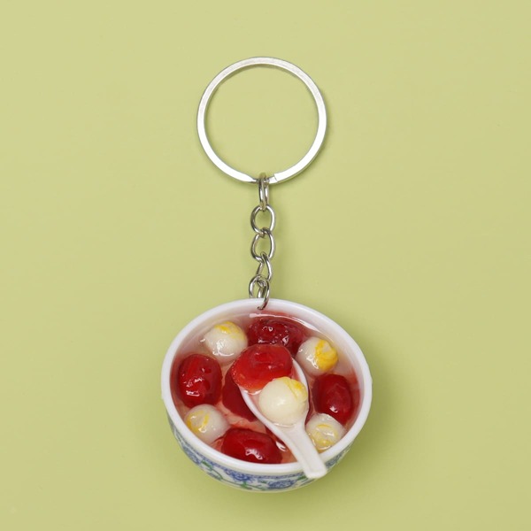 

Food Charm Keychain, Multicolor