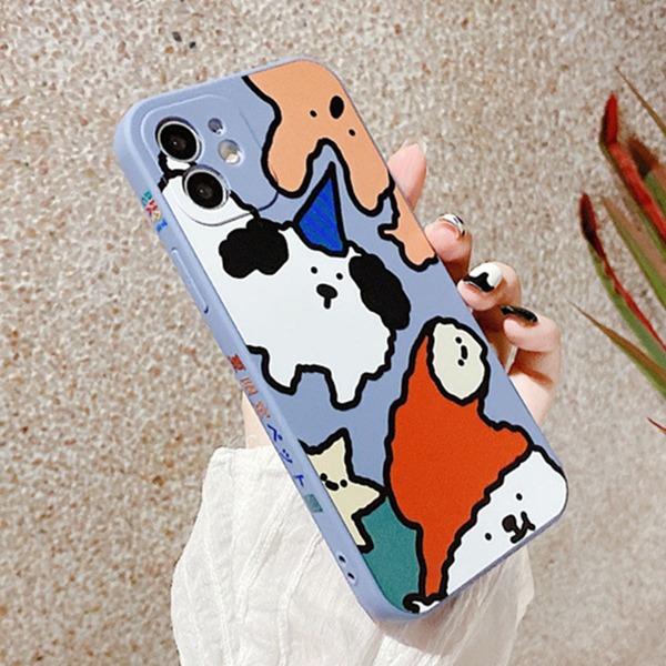 

Cartoon Animal Phone Case, Blue