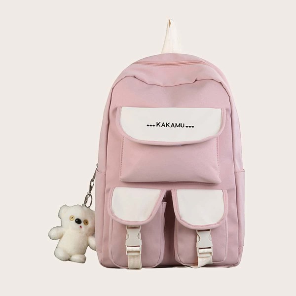 

Koala Charm Backpack, Pink