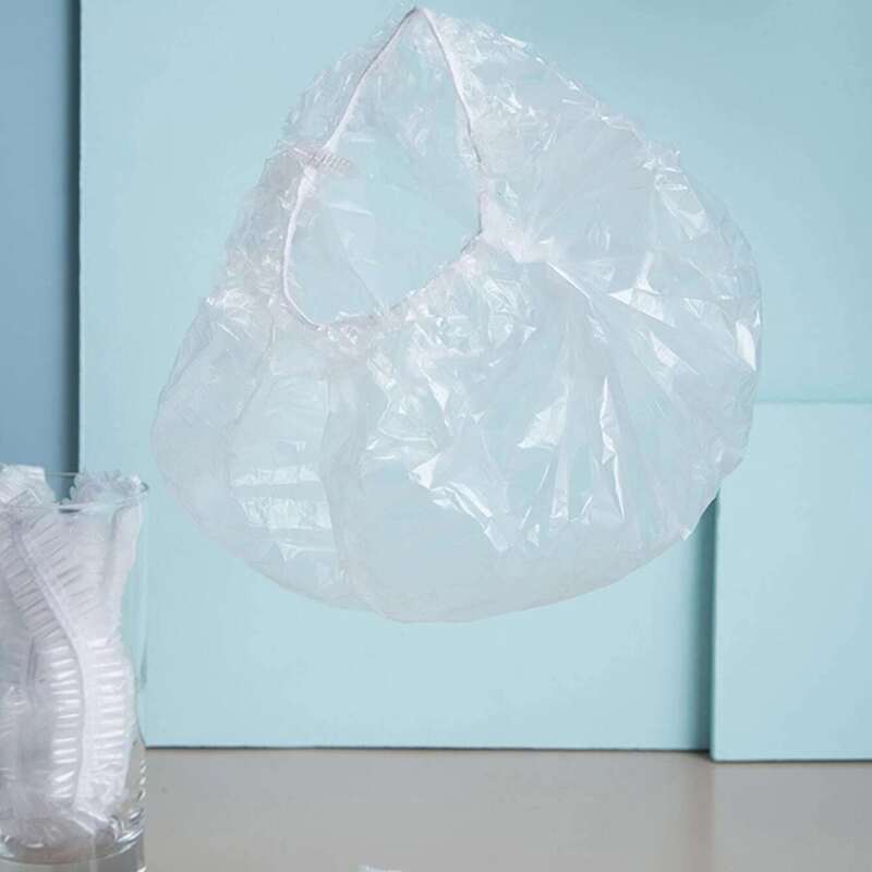 

100pcs Disposable Shower Cap, White