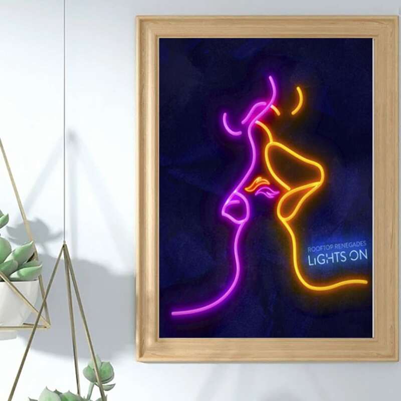 

Abstract Pattern Unframed Painting, Multicolor