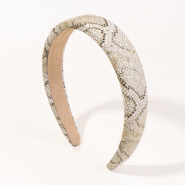 

Snakeskin Print Headband, Multicolor
