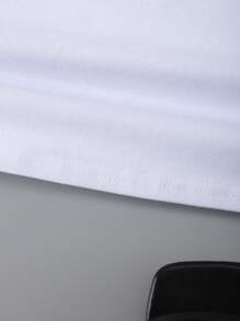 INAWLY 側抽繩短款T恤 - 白色 - 查看 5