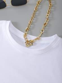 INAWLY 側抽繩短款T恤 - 白色 - 查看 6