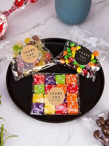 100入組打包袋和100入組貼紙 - 彩色 - 查看 2