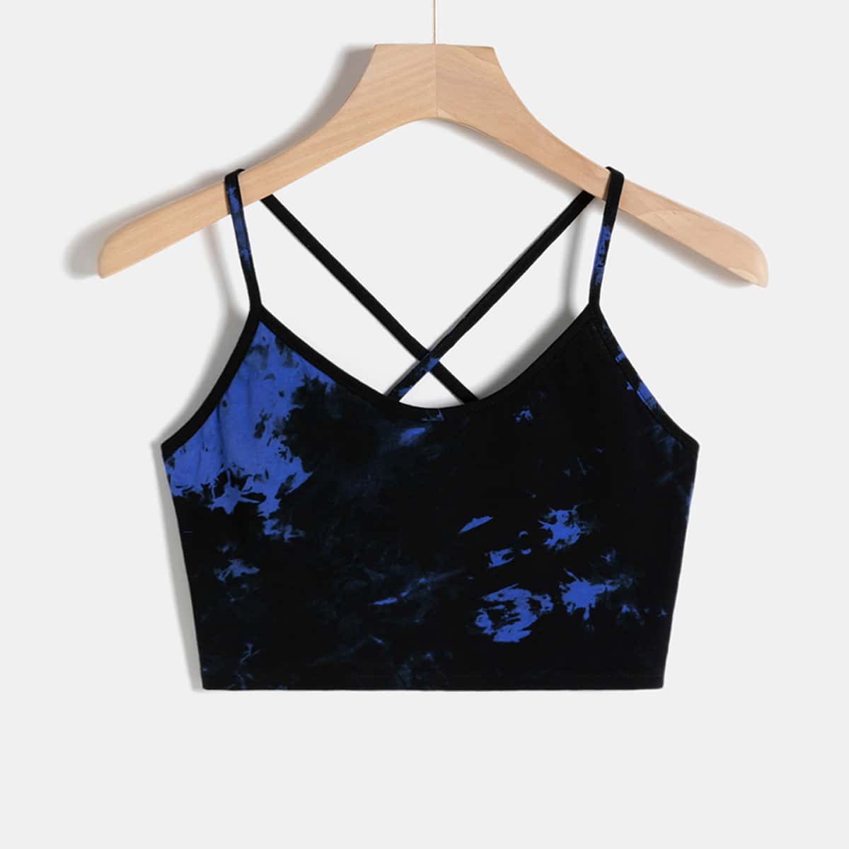 

Tie Dye Criss Cross Crop Cami, Multicolor