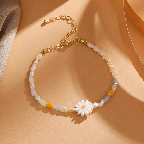 

Pearl Decor Bracelet, Multicolor