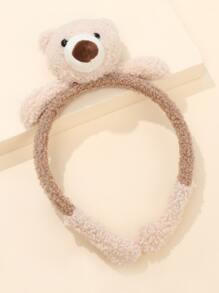 卡通熊裝飾髮箍 - 彩色 - 查看 1