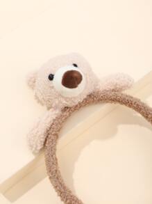 卡通熊裝飾髮箍 - 彩色 - 查看 3